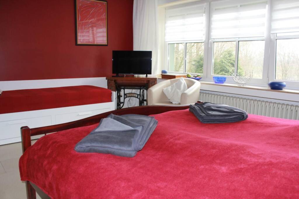 Grosse Wohnung 20 Km Von Koeln Bis Zu 17 Personen Rosrath Exterior photo